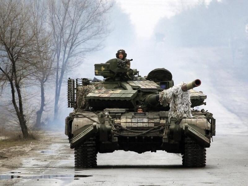 A tank in Ukraine 