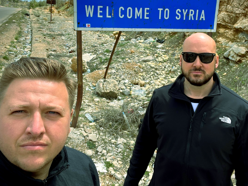 Simon Wilson in Syria