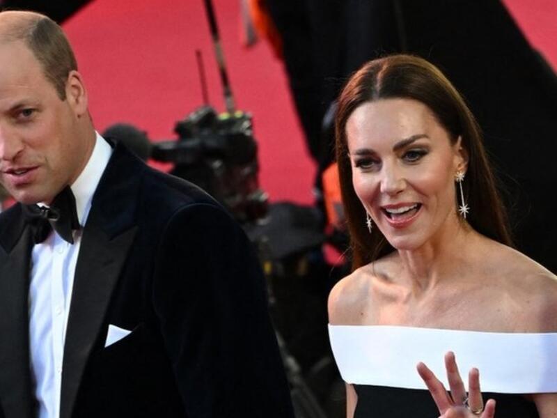 كيت ميدلتون ترتدي فستاناً باللون الأسود والأبيض في مهرجان كان السينمائي 2022