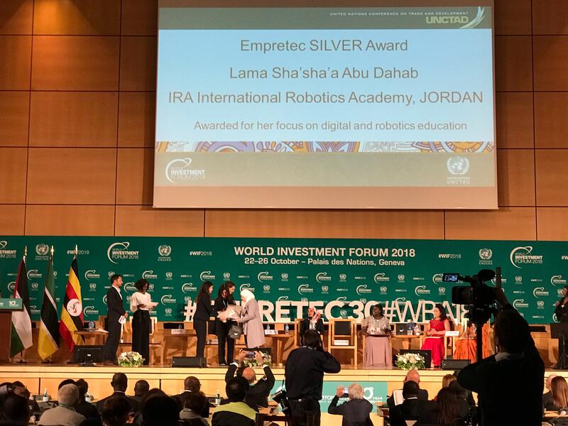 Jordanian entrepreneur Lama Sha’sha’a