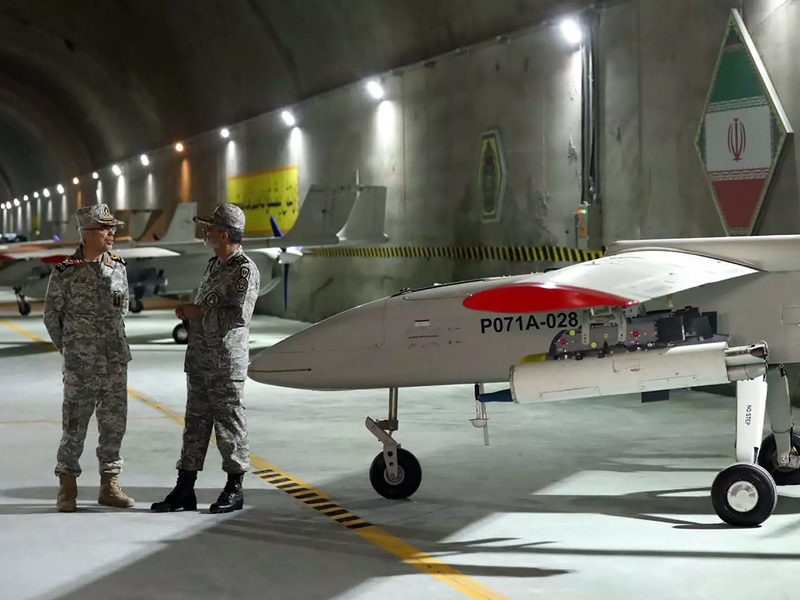 Iranian underground drone base 