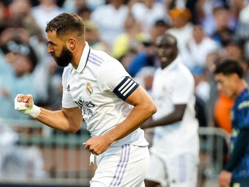 بنزيمة يقود ريال مدريد للتعادل مع كلوب أميركا (المصدر: حساب ريال الرسمي على تويتر)