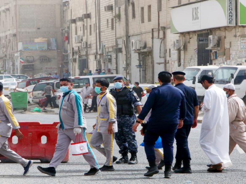 Workers in Kuwait 