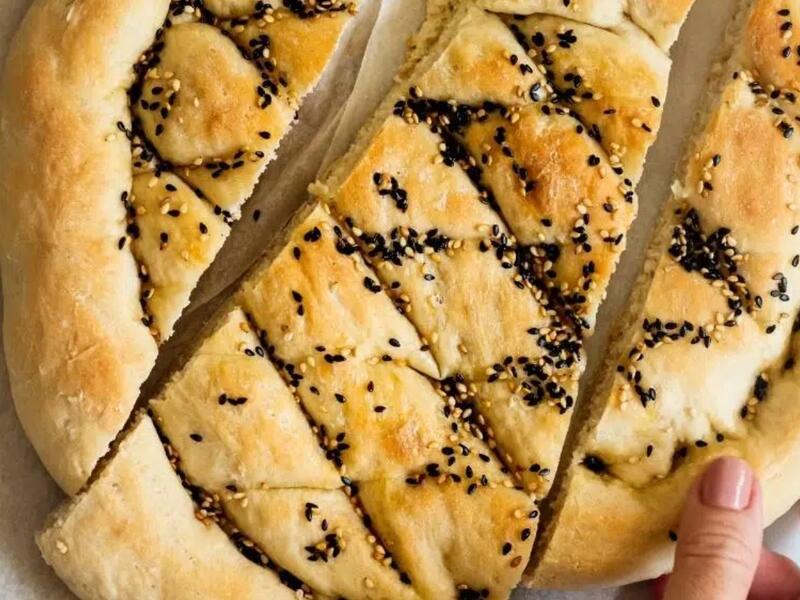 أسهل وصفة خبز تركي على الإطلاق