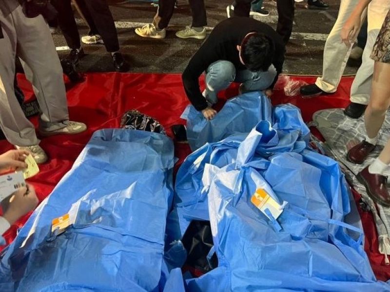 ضحايا حادثة التدافع في سيئول بكوريا الجنوبية