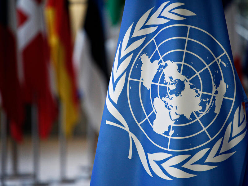 U.N. flag