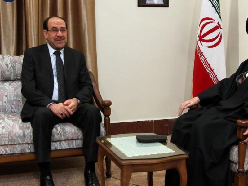 نوري المالكي مع خامنئي- صورة ارشيفية