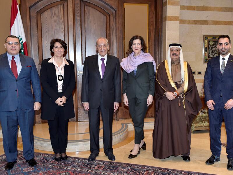 Arab and foreign ambassadors 