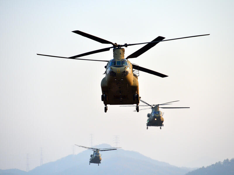 military helicopters