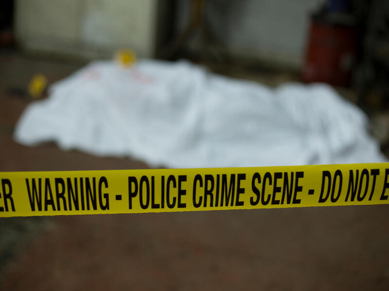 Body is found in  shopping cart outside store  
