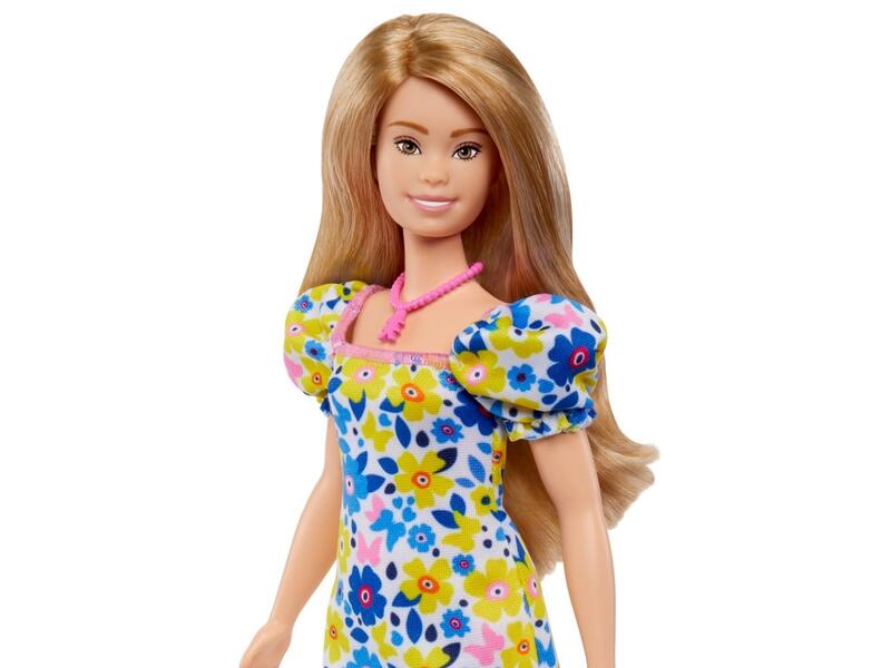 This undated image courtesy of Mattel, shows the company's newest Barbie doll, representing a person with Down syndrome, aimed at allowing more children to see themselves in the popular figure. The toy was brought to market through work with the National Down Syndrome Society (NDSS), to ensure it accurately represents someone with the condition, the company said. (Photo by Jason Tidwell / MATTEL / AFP)