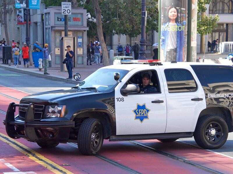 San Francisco Police car 
