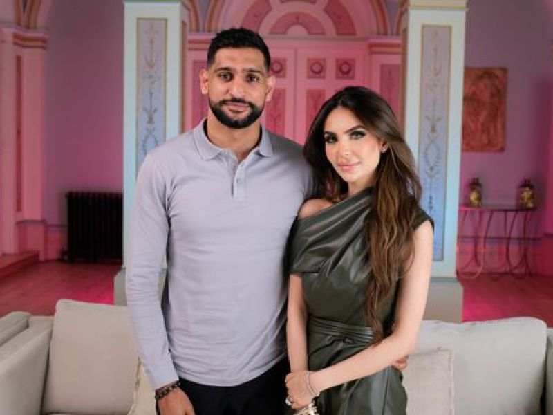 أمير خان وزوجته فريال
