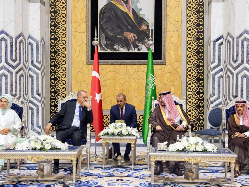 Erdogan and Badr bin Sultan bin Abdulaziz 