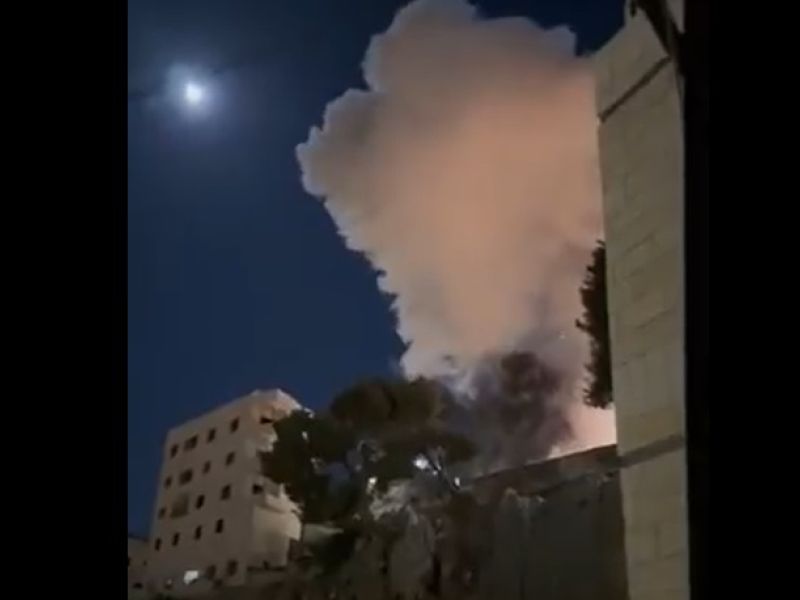 تفجير عبوة ناسفة بمركبة عسكرية اسرائيلية في نابلس واصابة جنديين