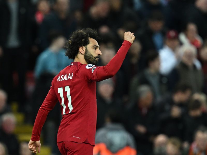 محمد صلاح (Photo by Paul ELLIS / AFP)
