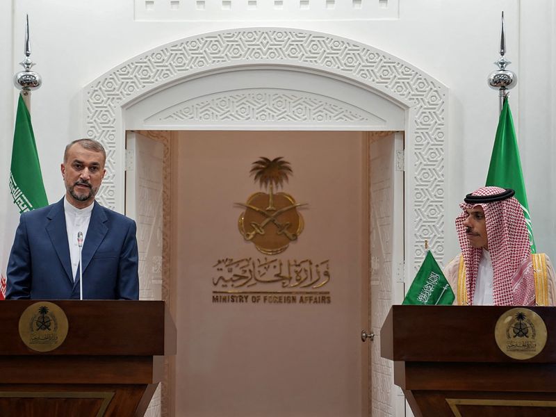 Saudi and Iranian Foreign Ministers