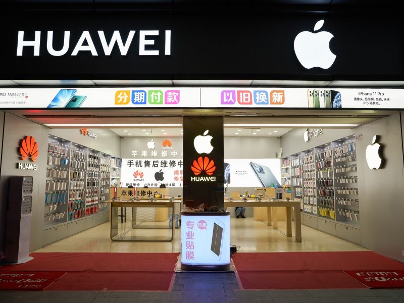  goods on display at store in Shenzhen 