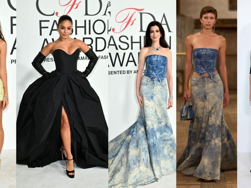 أناقة النجمات خاطفة في حفل CFDA Fashion 2023 وآن هاثاواي بفستان دينيم