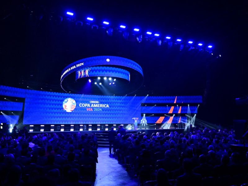 قرعة كوبا أمريكا 2024 (Photo by GIORGIO VIERA / AFP)