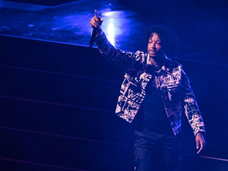 21 Savage is living the American Dream with his new album. (Patrick T. Fallon / AFP)