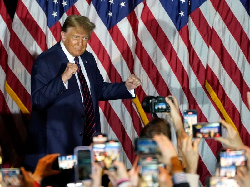 former US President Donald Trump