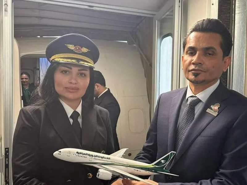 First Iraqi woman