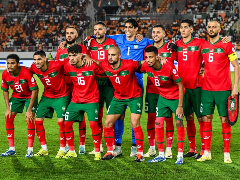 منتخب المغرب (Photo by SIA KAMBOU / AFP)