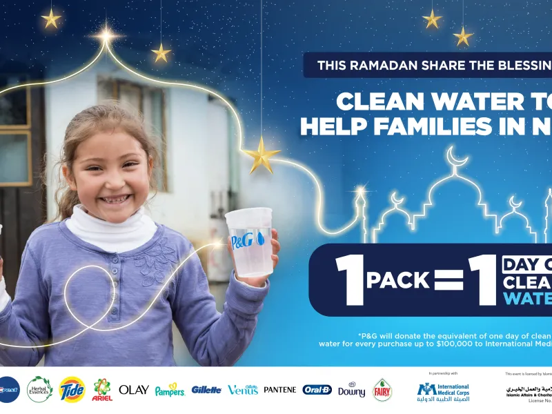 P&G relaunches Children's Safe Drinking Water Ramadan Campaign in the UAE and Gulf region