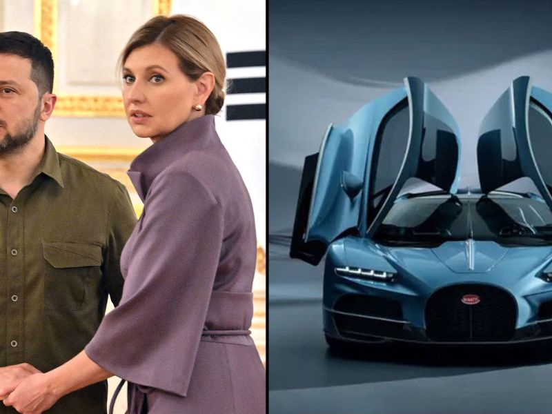 Ukrainian President Volodymyr Zelenskyy's wife buys the newest Bugatti Tourbillon