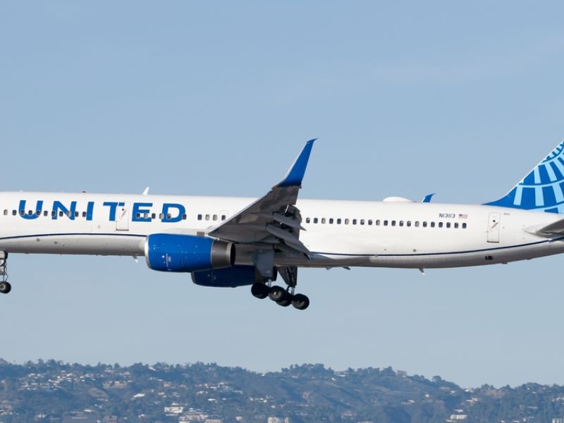 United Airlines Boeing