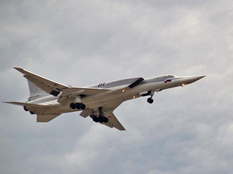 Russian bomber crashes
