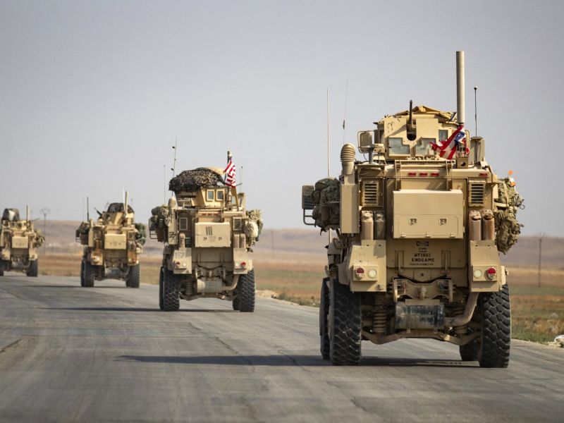 drone attack on US troops Eastern Syria.