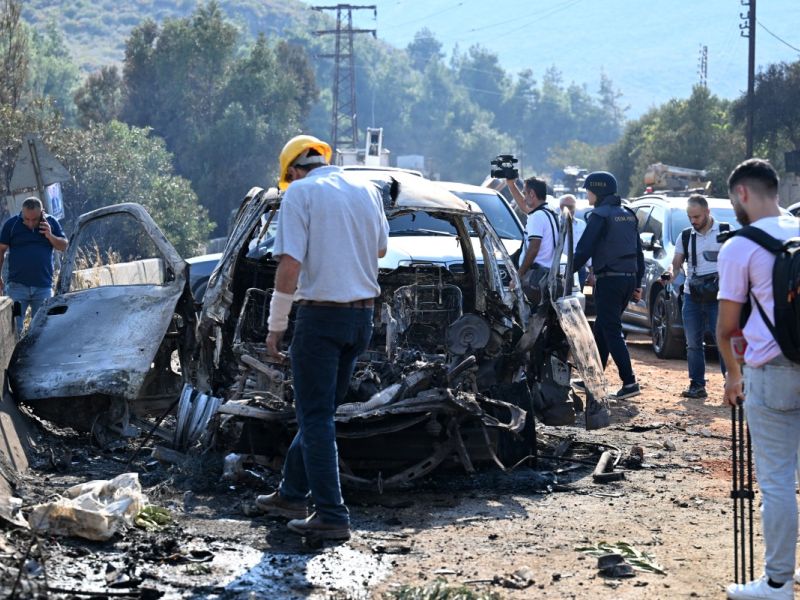 Masyaf area, Syria attacked by Israeli strikes