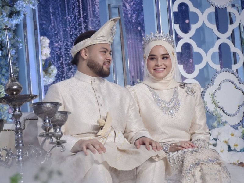 حفل زفاف الأميرة أفزان أمينة حفيظة الله