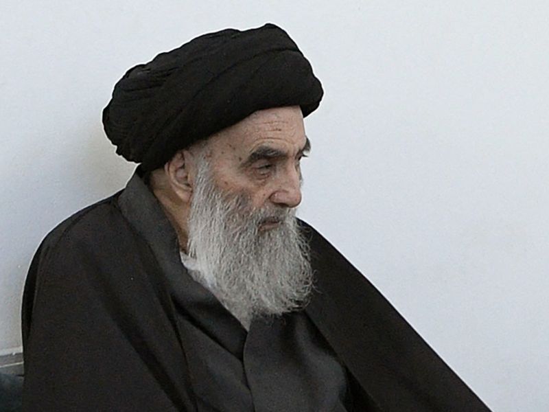 Shiite cleric Grand Ayatollah Ali al-Sistani