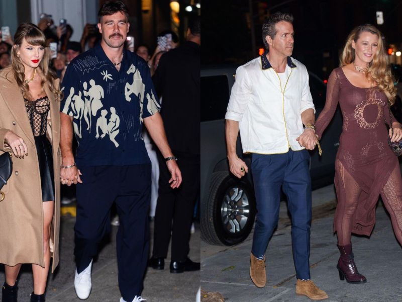 Taylor Swift Travis Kelce \ Ryan Reynolds Blake Lively