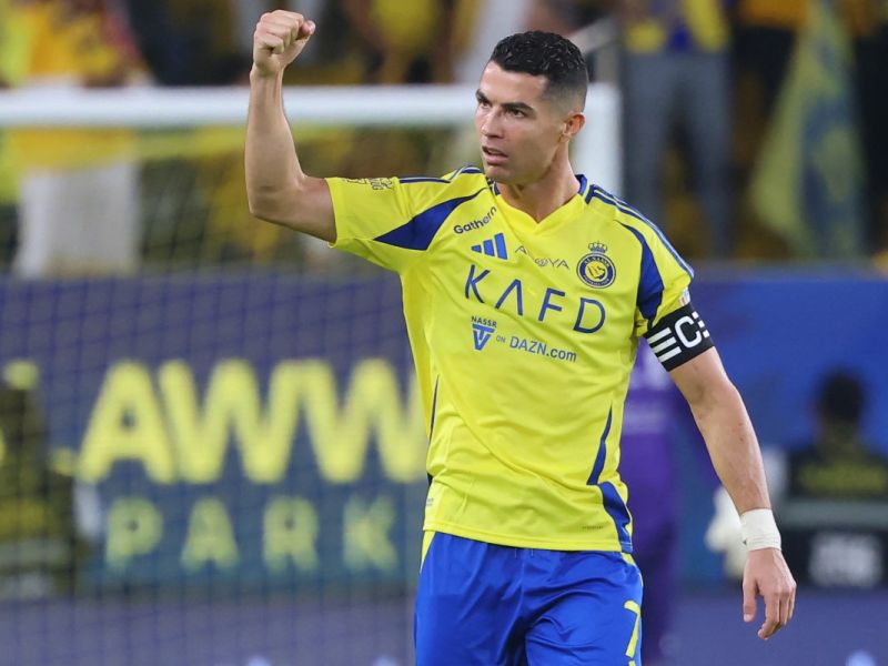 رونالدو يقود النصر في مباراة اليوم (Photo by Fayez NURELDINE / AFP)
