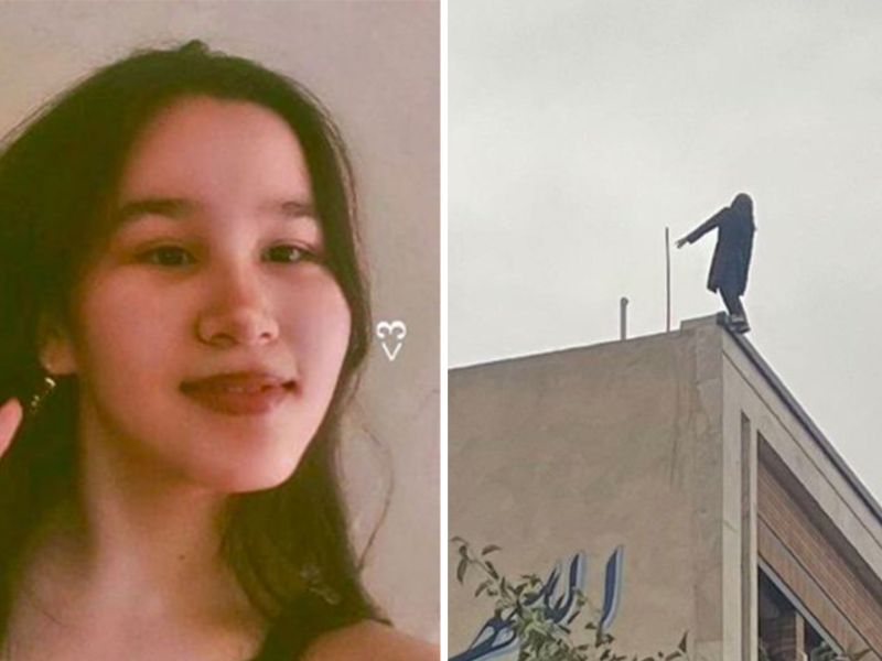 Iranian student Arezoo Khavari