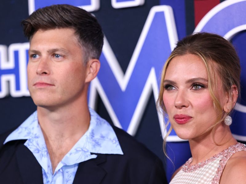Scarlett Johansson Colin Jost