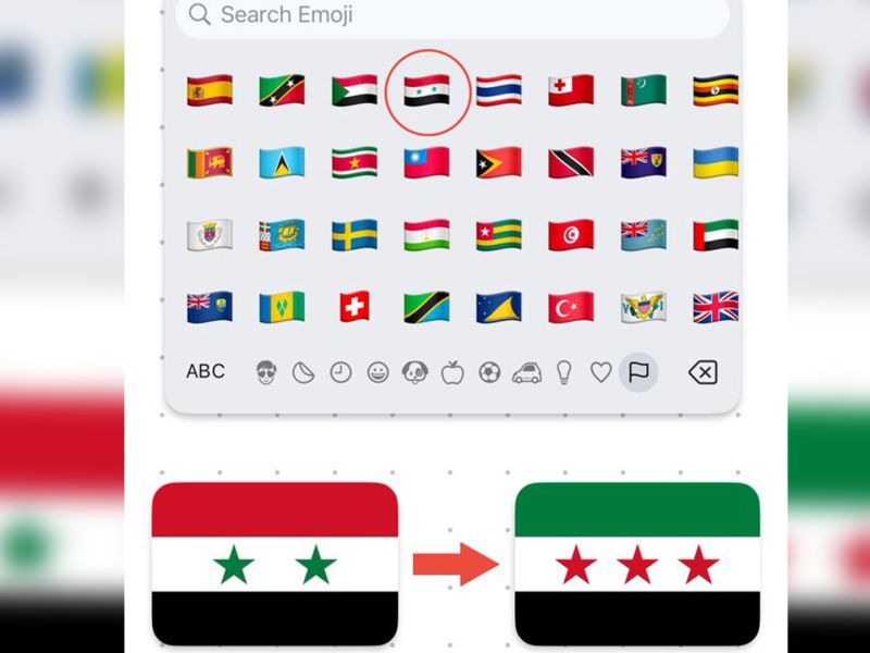 Syrian flag emoji