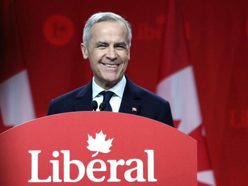 Canada's Liberal Leader and Prime Minister-elect Mark Carney