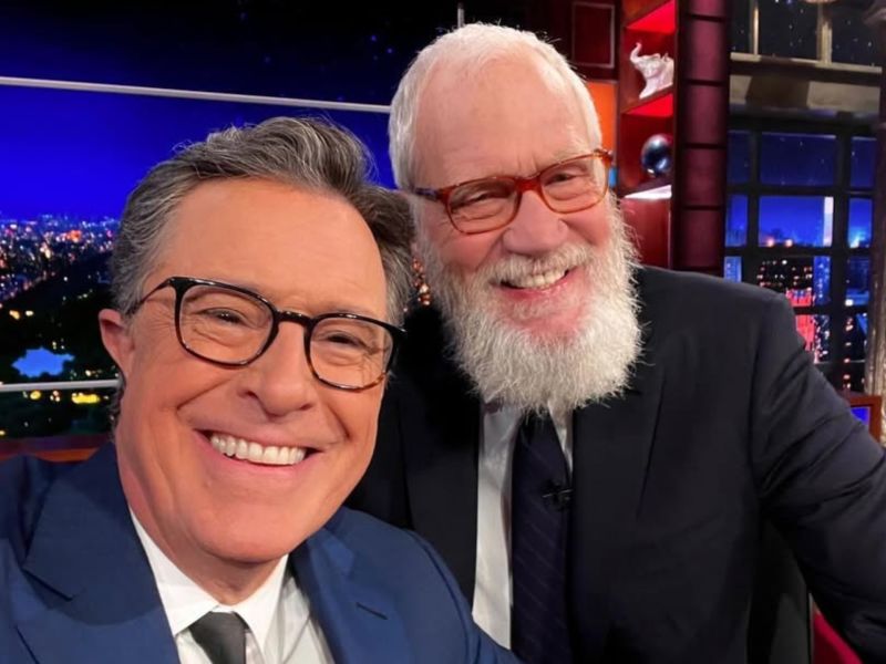 David Letterman & Stephen Colbert