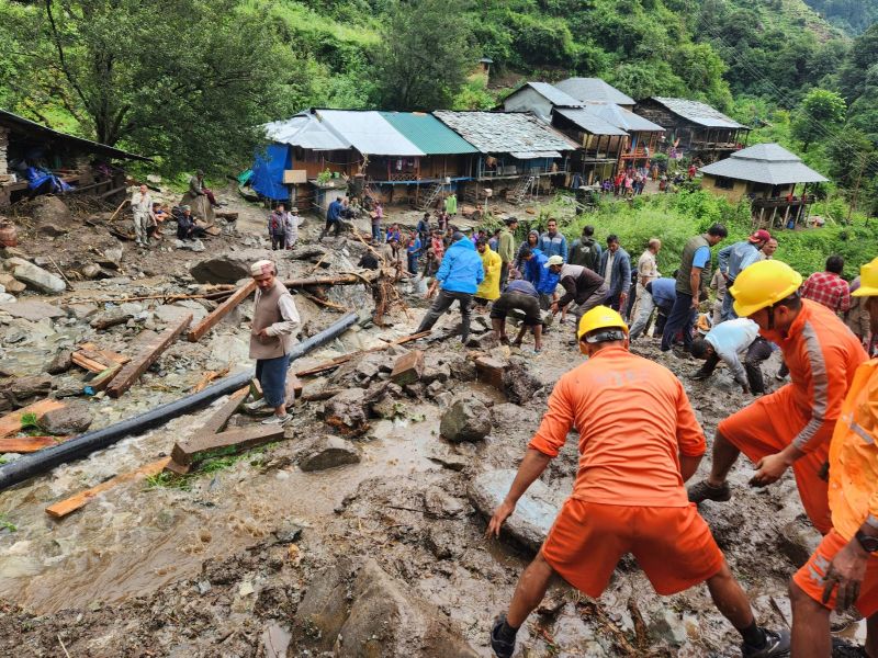 Village swept away, dozens missing in India’s Uttarakashi flash floods 