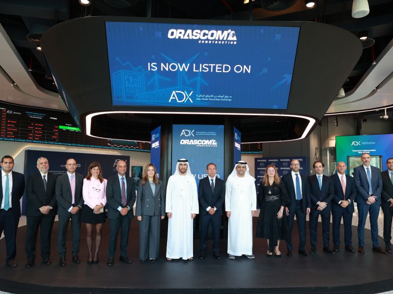 ADX Welcomes The Listing of Orascom Construction, Demonstrating the Appeal of Abu Dhabi’s Capital Markets
