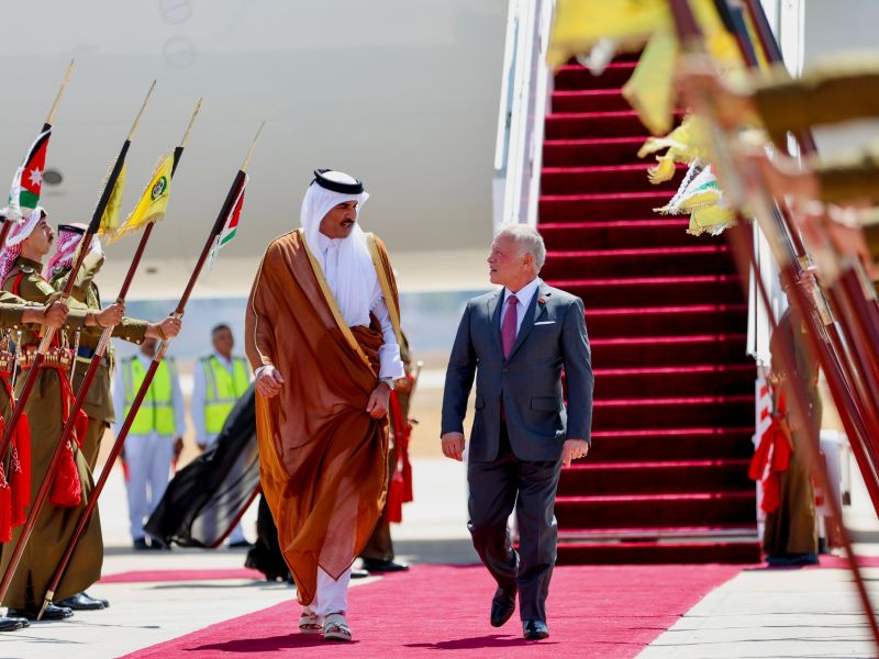 Qatar Emir visits Jordan in first trip abroad after Israeli strikes on Doha