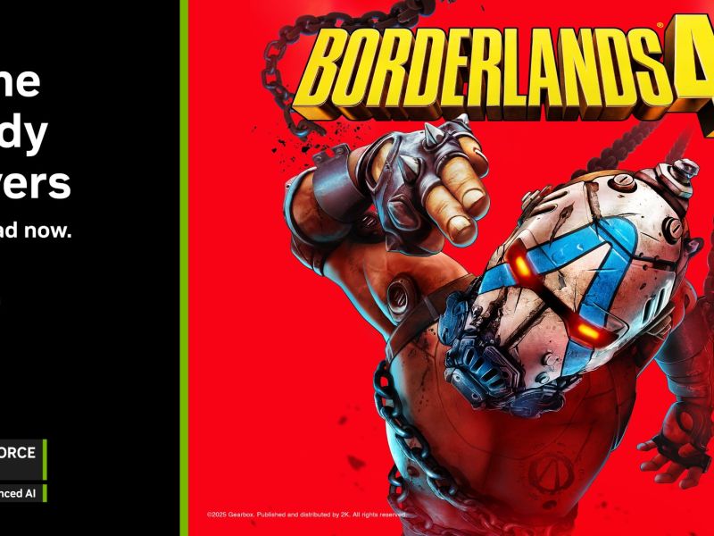 Borderlands 4 launches with NVIDIA DLSS 4 and a new GeForce Game Ready Driver