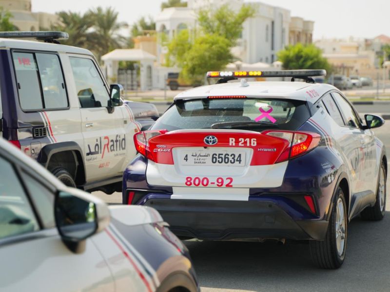 Rafid Automotive solution Adorned with the Global Breast Cancer Awareness Emblem