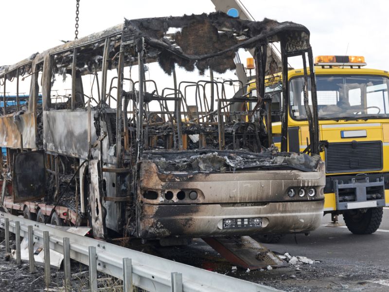20 burnt to death in deadly bus fire in India’s Rajasthan 