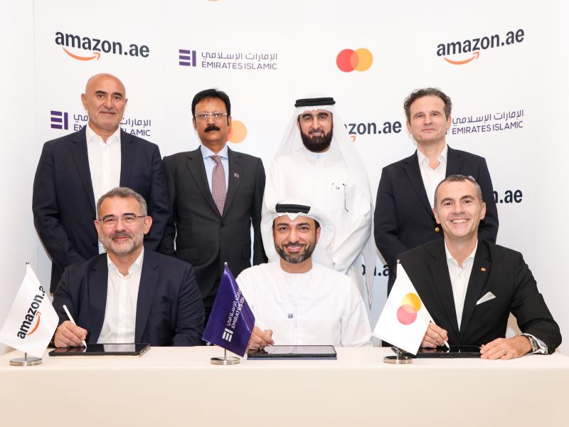 تعاون بين أمازون و"الإمارات الإسلامي" وماستركارد لإطلاق أول بطاقة ائتمانية "لأمازون" في المنطقة مع مزايا وخصومات حصرية للمتعاملين في دولة الإمارات العربية المتحدة